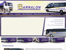 Tablet Screenshot of barralon-transports.com
